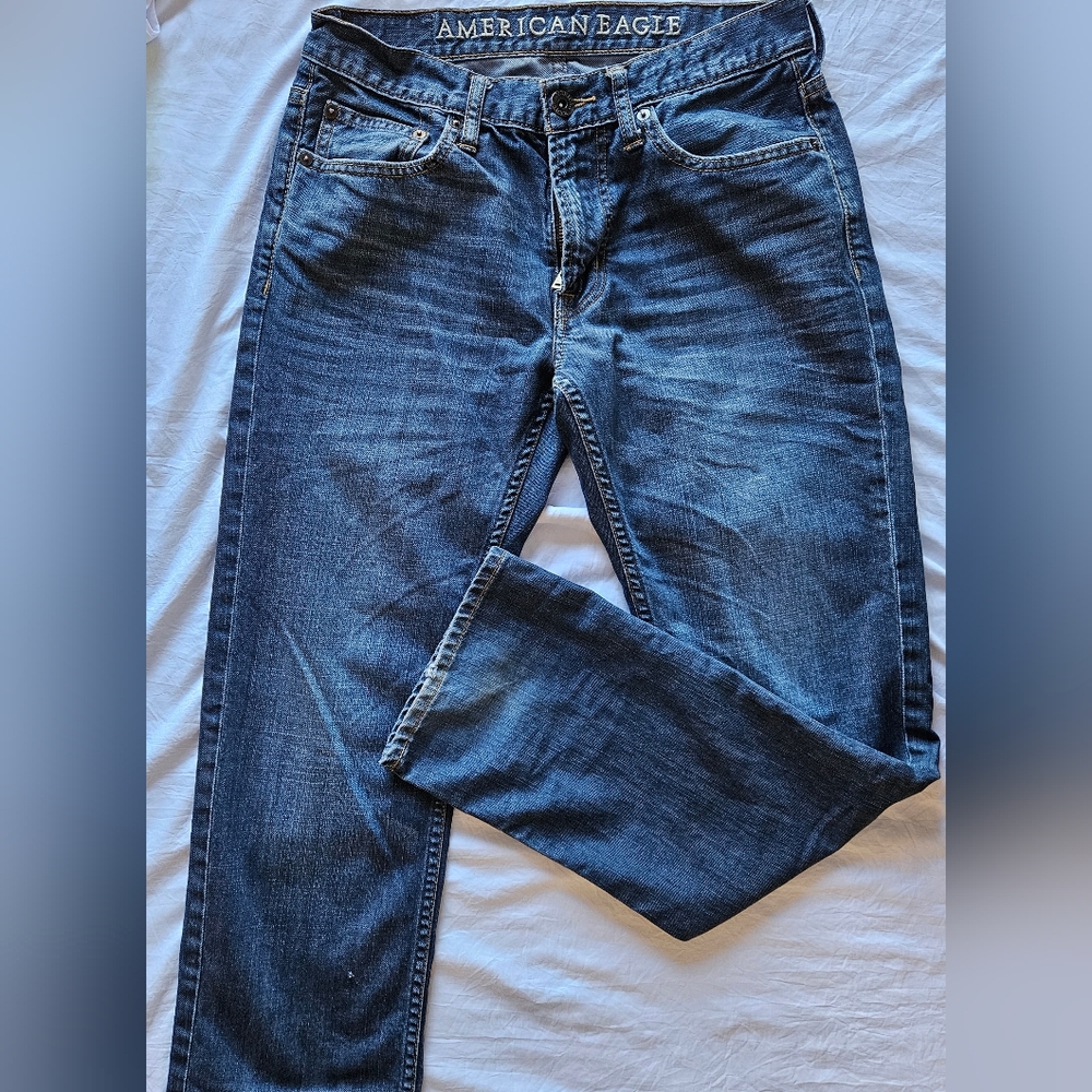AMERICAN EAGLE OUTFITTERS Mens Slim Straight Fit Jeans 29x30